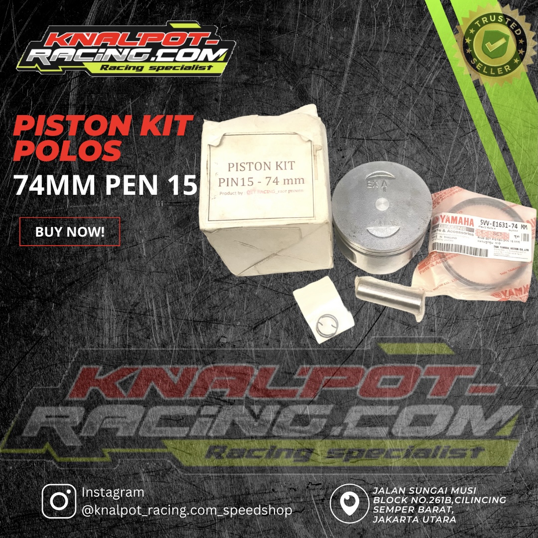 PISTON KIT POLOS 74MM PEN 15